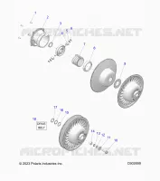 DRIVE TRAIN, CLUTCH, SECONDARY