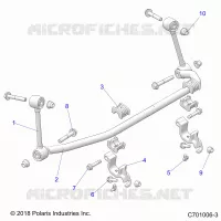 SUSPENSION, FRONT, STABILIZER BAR
