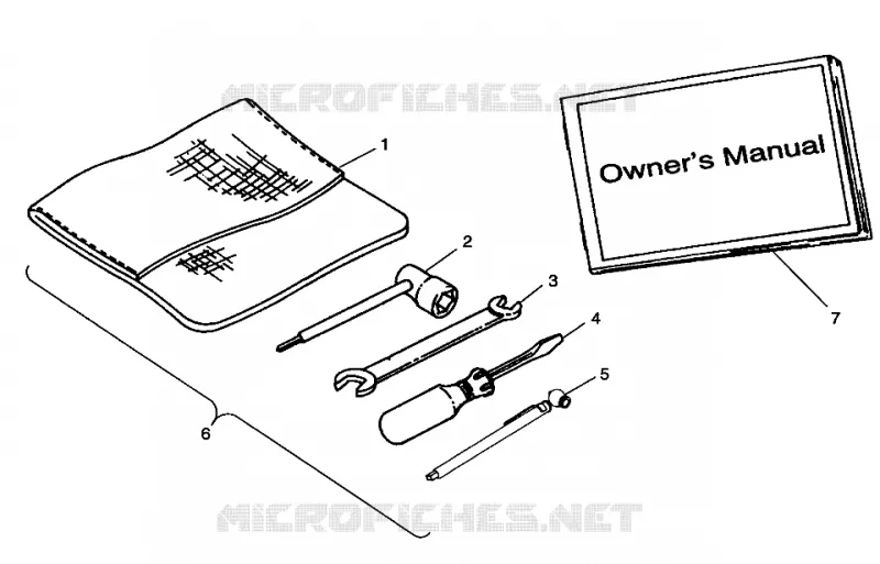 TOOL KIT    TRAIL BLAZER W98BA25C (4945464546C003)