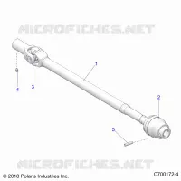 DRIVE TRAIN, FRONT PROP SHAFT