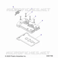 ENGINE, VALVE COVER