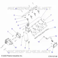 INTAKE MANIFOLD, FUEL RAIL AND RELATED