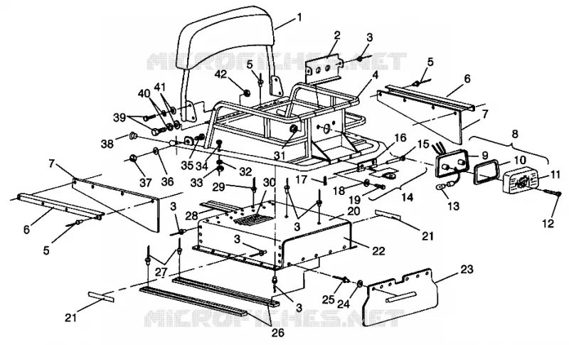 RACK   TUNNEL EXTENSION WIDETRAK LX 0982065 AND EUROPEAN WIDETRAK LX E982 (4943884388B003)