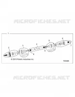 DRIVE TRAIN, HALF REAR SHAFT
