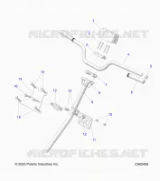 STEERING, H-BAR, STEERING POST, GRIPS