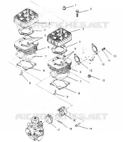 CYLINDER SPORT 0950443, SPORT TOURING 0950243  AND EUROPEAN SPORT (4928822882C012)
