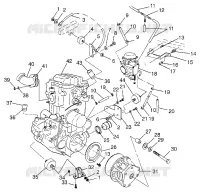 ENGINE MOUNTING MAGNUM 4X4 W97AC42A, SWEDISH MAGNUM 4X4 S97AC42E AND NORWEG (4940834083A009)