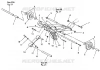 FRONT TORQUE ARM TRAIL / 0930761 AND  TRAIL DELUXE / 0930243 (4923222322023A)