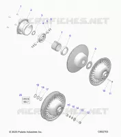 DRIVE TRAIN, CLUTCH, SECONDARY