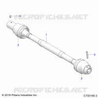 DRIVE TRAIN, FRONT PROP SHAFT