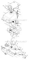 FUEL TANK ASSEMBLY 350 2X4 / W927539 (4922882288009A)