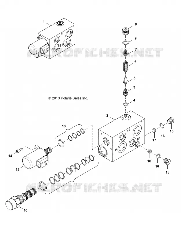 HYDRAULICS MANIFOLD VALVE