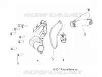 ENGINE, WATERPUMP IMPELLER AND COVER
