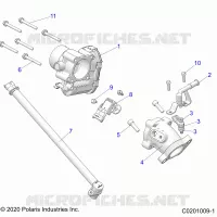 ENGINE, THROTTLE BODY AND FUEL RAIL