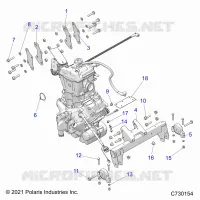 ENGINE, TRANSMISSION MOUNTING & LONG BLOCK