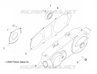 CRANKCASE COVER, LH