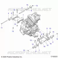 ENGINE, MOUNTING