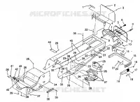 TUNNEL ASSEMBLY RXL 0940768 AND RXL TOURING 0940869 (4925062506001A)