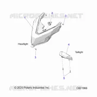 ELECTRICAL, HEADLIGHT AND TAILLIGHT
