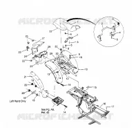 REAR CAB   SEAT ASSEMBLY SPORTSMAN 4X4 W958040 (4930403040A006)