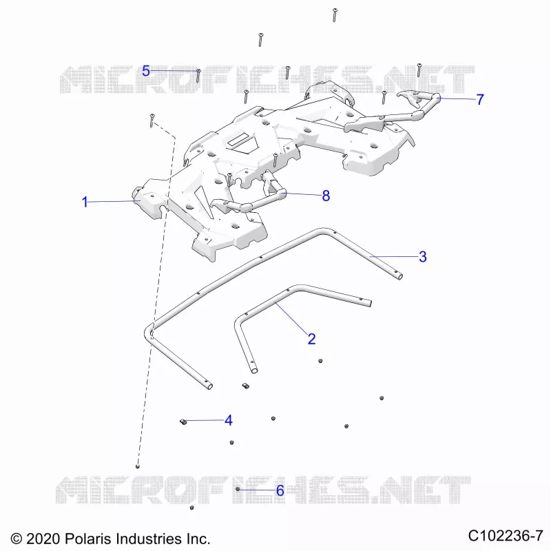 REAR BODYWORK RACK AND HAND GRIPS