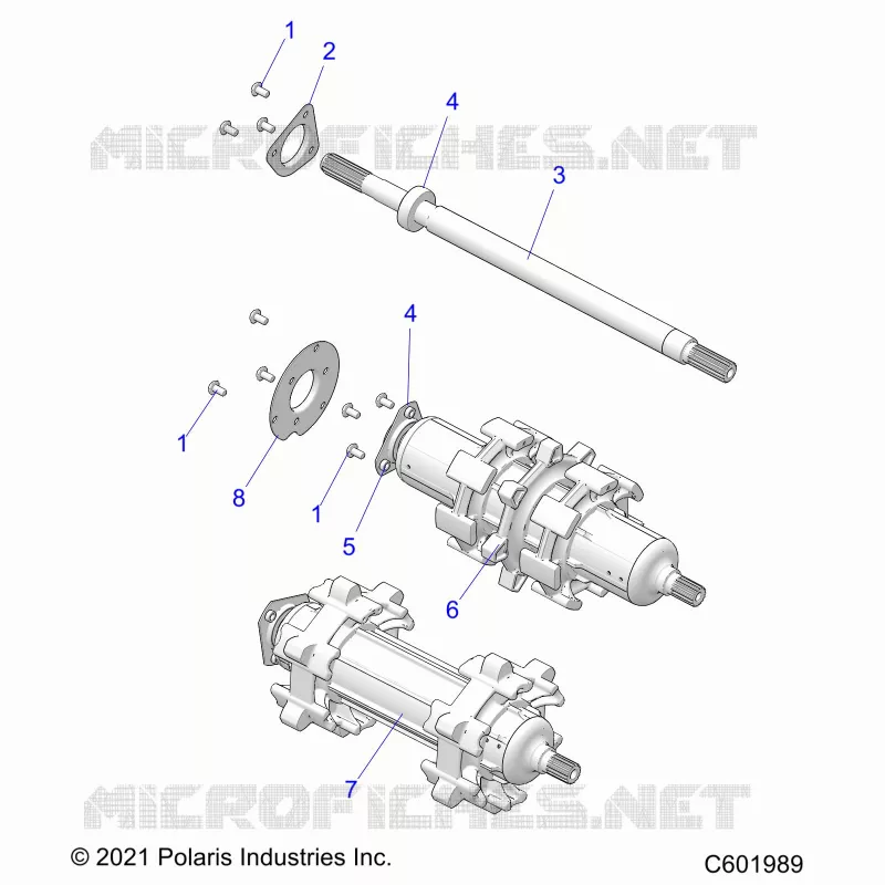 DRIVE TRAIN, JACKSHAFT AND DRIVE SHAFT