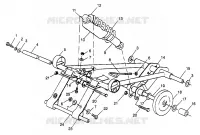 FRONT TORQUE ARM TRAIL RMK 0970961 (4938333833B010)