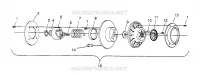 DRIVEN CLUTCH TRAIL 0962761, TRAIL TOURING 0962262,  AND EUROPEAN TRAIL TOU (4931763176C010)