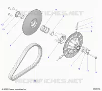 DRIVE TRAIN,SECONDARY CLUTCH