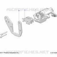 REAR BRAKE CALIPER