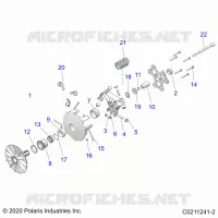 DRIVE TRAIN, PRIMARY CLUTCH