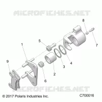 BRAKES, REAR CALIPER