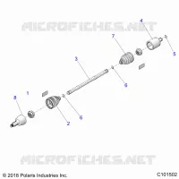 DRIVE TRAIN, DRIVE REAR SHAFT
