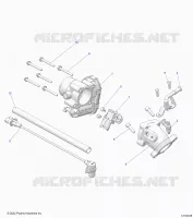 ENGINE, THROTTLE BODY AND FUEL RAIL