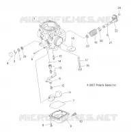 ENGINE, CARBURETOR, LOWER