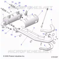 ENGINE, EXHAUST SYSTEM