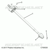 DRIVE TRAIN, FRONT PROP SHAFT