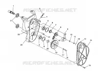 CHAINCASE ASSEMBLY XLT/0930767,XLT SP/0930667    XLT SKS/0930567 (4923012301017A)