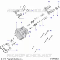 CYLINDER HEAD, CAMS AND VALVES