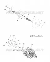 DRIVE TRAIN, JACKSHAFT AND DRIVE SHAFT 