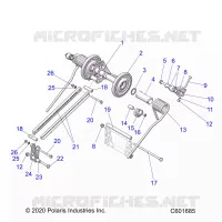 SUSPENSION, REAR TORQUE ARM