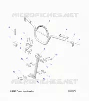 STEERING, HANDLEBAR MOUNTING