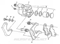FRONT BRAKE XPRESS 300 W98CA28C (4945364536B009)