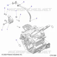 DRIVE TRAIN, MAIN GEARCASE MOUNTING
