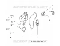 ENGINE, WATERPUMP IMPELLER AND COVER