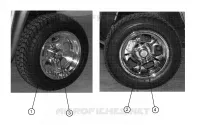 WHEELS, OPTIONS, CHROME AND SILVER