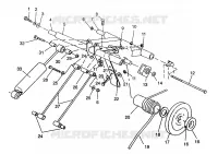 REAR TORQUE ARM TRAIL 0972761 AND EUROPEAN TRAIL E972761 (4938313831C008)
