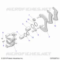 BRAKES, REAR CALIPER
