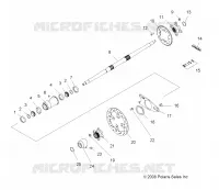 DRIVE TRAIN, REAR AXLE   HOUSING