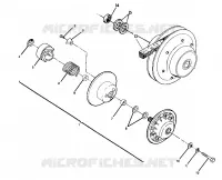 DRIVEN CLUTCH ASSEMBLY 350 4X4